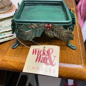 Vintage rustic candle holder